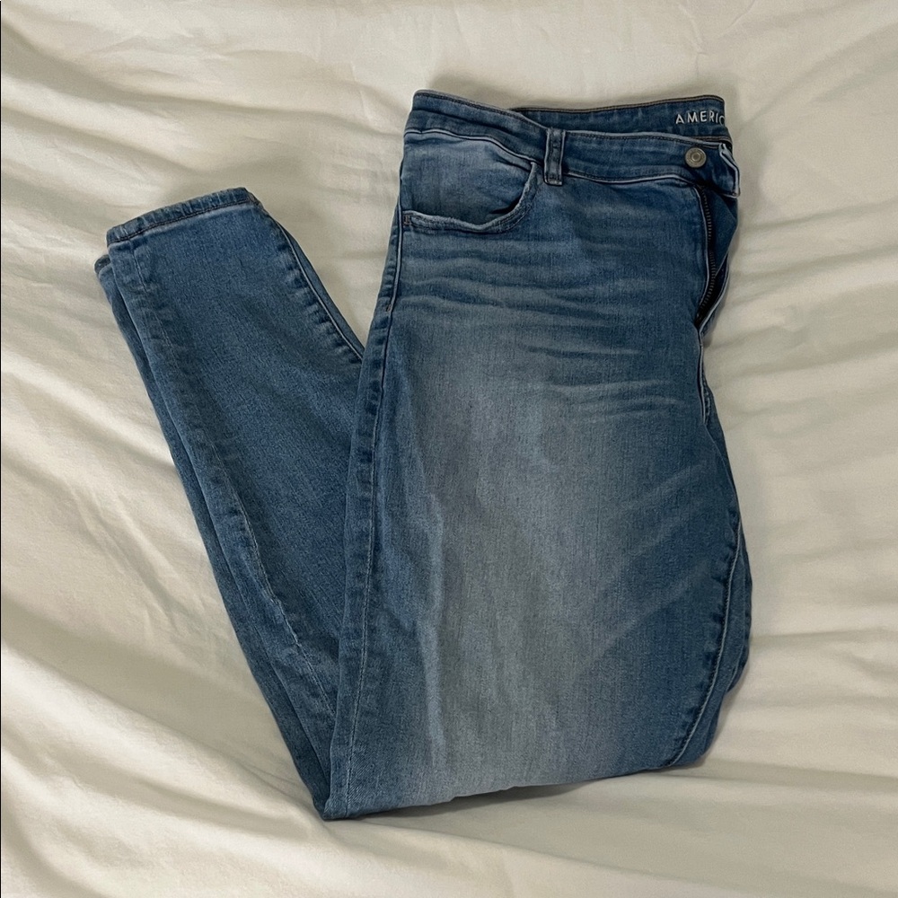 Women’s Classic Blue Skinny High Rise Jeans